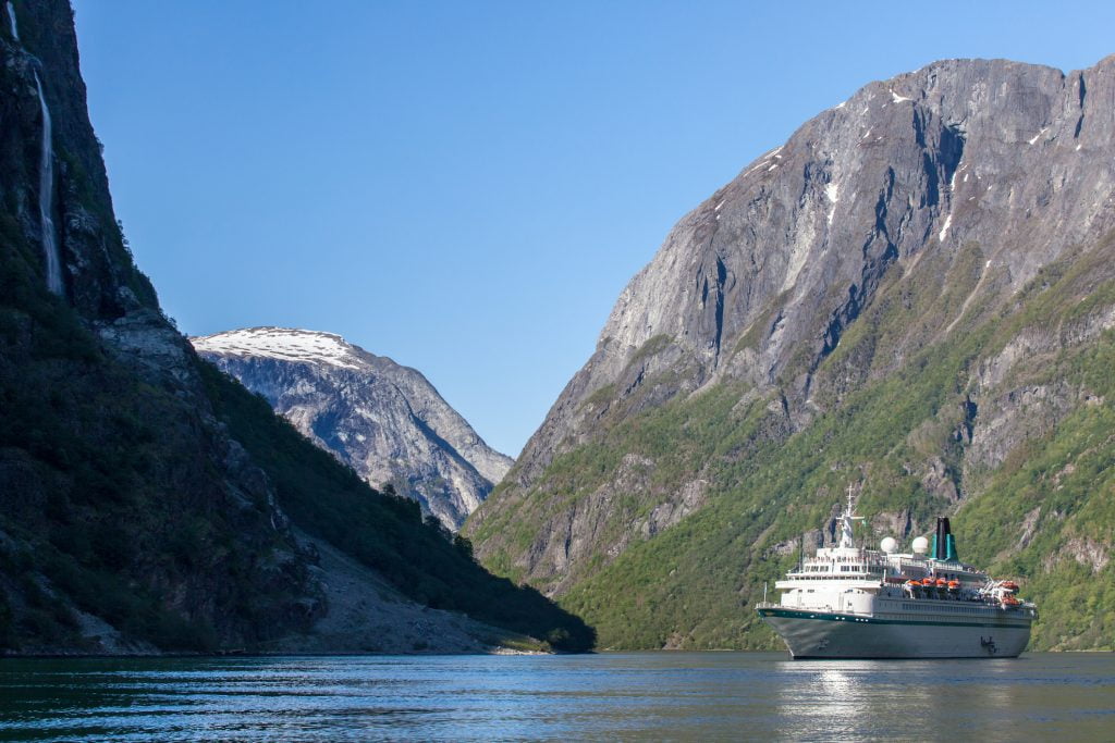 Hurtigruten boot in Noorwegen